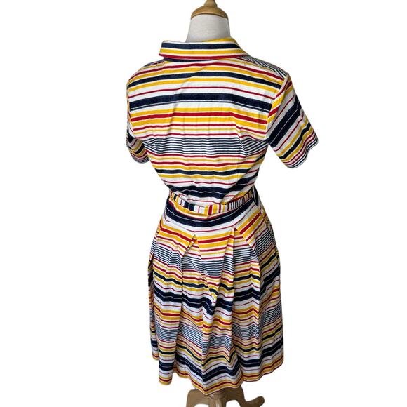 FRANCES VALENTINE Bella Dress Regatta Stripe Medium - Picture 5 of 13